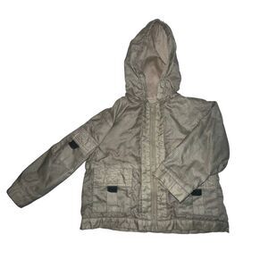 Vintage Small Steps Raincoat 24 Month Infants Green Y2K Outdoor Gorpcore Jacket